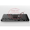 TakeMe Armor galinio dangtelio dėklas su stovu / piršto žiedu / magnetiniu automobiliniu laikikliu Samsung A72 5G (A726) Juoda