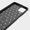 Pferd TakeMe CARBON efekto TPU itin plonas galinio dangtelio dėklas, skirtas Samsung Galaxy A12 (A125F) juodas