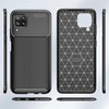 Pferd TakeMe CARBON efekto TPU itin plonas galinio dangtelio dėklas, skirtas Samsung Galaxy A12 (A125F) juodas