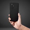 Pferd TakeMe Soft jausmas itin plonas matinis galinio dangtelio dėklas, skirtas Xiaomi Redmi 9C Juodas