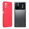Pferd TakeMe Soft jausmas itin plonas matinis galinio dangtelio dėklas, skirtas Xiaomi Poco M4 Pro 5G Raudona