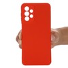 Pferd TakeMe Soft jausmas itin plonas matinis galinio dangtelio dėklas Samsung Galaxy M23 5G (M236B) / A23 5G (A235F) Raudonas
