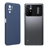 Pferd TakeMe Soft jausmas itin plonas matinis galinio dangtelio dėklas, skirtas Xiaomi Poco M4 Pro 5G Mėlyna