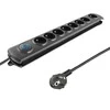 QOLTEC 50114 Viršįtampių apsauga 8 maitinimo lizdas 3,0m