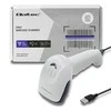 QOLTEC 50865 Brūkšninių kodų skaitytuvas 1D CCD USB Baltas