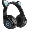 Ausinės Bemi B39 Trokšņu izolējošas bērnu Bluetooth Bezvadu Stereo Austiņas ar FM Radio / MP3 Mico SD ir Zvana funkciju Melnas
