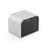 Remax RB-M8 mini Bluetooth 4.0 metalinė kompaktiška nešiojama muzikinė kolonėlė su 5W ir AUX 3.5mm, sidabrinė