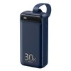 Powerbank 22,5W 30000mAh PD + QC Remax Bole Series mėlynos spalvos