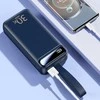 Powerbank 22,5W 30000mAh PD + QC Remax Bole Series mėlynos spalvos