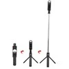 Riff K10-S Universali belaidė asmenukių lazda (išplėsti 70 cm) su trikoju / veidrodžiu / LED lempute / užrakto mygtuku juoda