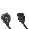 Riff maitinimo kabelis universalus Euro/IEC C13 Standart 3Pin 1,5m Juodas (OEM)