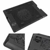 Riff RF-0092 2in1 nešiojamas aušintuvo padas ir puikiai reguliuojamo kampo stovas nešiojamam kompiuteriui (12"-17") su USB laidu