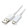 „Samsung ECB-DU4AWE G900 S5“ / universalus „Micro USB 2.0“ duomenų ir įkroviklio kabelis, 1 m baltas (OEM)