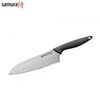 Samura Golf universalus virtuvės Santoku peilis 180mm iš AUS 8 Japoniškas plienas 58 HRC