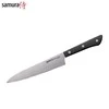 Samura HARAKIRI universalus virtuvinis peilis 6,0"/150mm 59 HRC su juoda rankena