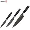 Samura MO-V Stonewash Set 3x universalūs peiliai (Chefs, Univesal, Paring) iš AUS 8 japoniško plieno 59 HRC