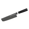 Samura MO-V Stonewash smulkinimo kirvis Nakiri peilis 167mm iš AUS 8 japoniško plieno 59 HRC