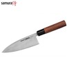 Samura OKINAWA universalus virtuvės peilis Deba 6,7"/170mm iš AUS 8 japoniško plieno 59 HRC
