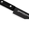 Samura SHADOW universalus virtuvės pjaustymo peilis su juoda nepridegančia danga 7,7"/196 mm iš AUS 8 japoniško plieno 59 HRC