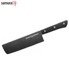 Samura SHADOW Universalus Nakiri peilis su juoda nepridegančia danga 6,7"/170mm iš AUS 8 Japoniško plieno 59 HRC