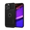 Dėklas Spigen Rugged Armor Apple iPhone 13 matinės juodos spalvos