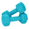 SportVida 2in1 GYM & Fitness Comfort svarmenų rinkinys 2x1kg, mėlyni