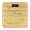 ETA Omega OBSBB vonios svarstyklės iš bambuko (28x28cm) (maks. 180kg) Rudos