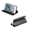 TakeMe 3D-Crystal Shine Magnetic Fix Book Dėklas, skirtas Samsung Galaxy S21 (G991B) juodas