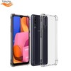 Pferd TakeMe Anti-Shock Extra Protection 0,5 mm Galinio dangtelio dėklas, skirtas Samsung Galaxy A20s (A207F) Skaidrus