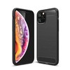 Pferd TakeMe CARBON efekto TPU itin plonas galinio dangtelio dėklas skirtas Apple iPhone 11 (6.1") Juodas