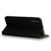 TakeMe Fabric serijos Smart Magnetic Fix Book dėklas skirtas Samsung Galaxy M31s (M317F), juodas