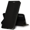 TakeMe Fabric serijos Smart Magnetic Fix Book dėklas skirtas Samsung Galaxy M31s (M317F), juodas