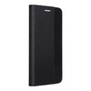 TakeMe Fabric serijos Smart Magnetic Fix Book dėklas skirtas Samsung Galaxy M31s (M317F), juodas