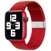 TakeMe Fabric dirželis, skirtas Apple Watch Ultra 8/7/6 / SE / 5/4/3/2 (49mm / 45mm / 44mm / 42mm) Raudona