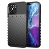 TakeMe Thunder TPU itin plonas galinio dangtelio dėklas, skirtas Apple iPhone 12 Pro Max Juodas