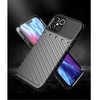 TakeMe Thunder TPU itin plonas galinio dangtelio dėklas, skirtas Apple iPhone 12 Pro Max Juodas