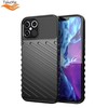 TakeMe Thunder TPU itin plonas galinio dangtelio dėklas, skirtas Apple iPhone 12 Pro Max Juodas