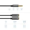 UGREEN AV141 ausinių skirstytuvas 3.5mm - Juodas