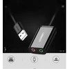 Išorinis USB garso adapteris UGREEN 15cm - Juoda