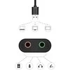 Išorinis USB garso adapteris UGREEN 15cm - Juoda
