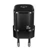 USAMS TRAVEL CHARGER 1XUSB-C T36 MINI 20W Juodas