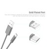 Usams U-GEE universalus silikoninis mikro USB duomenų ir įkroviklio kabelis 1m