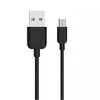 USAMS kabelis U-Turn microUSB 1mjuodos spalvos 2A MICUSBXD01 (US-SJ098)