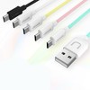 Usams US-SJ098 U-Turn Patvarus TPE universalus mikro USB prie USB duomenų ir greitas 2A įkroviklio laidas, 1 m žalias