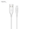 USAMS kabelis U18 microUSB 2A greito įkrovimo 1m balta/baltas SJ268USB02 (US-SJ268)