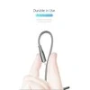 USAMS kabelis U18 microUSB 2A greito įkrovimo 1m balta/baltas SJ268USB02 (US-SJ268)