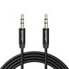 USAMS Adapteris audio jack 3,5m - 3,5m 1m juodos spalvos YP101 (YP-01)