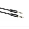 USAMS Adapteris audio jack 3,5m - 3,5m 1m juodos spalvos YP101 (YP-01)