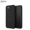 Vennus Silicone Lite Soft-Matt Touch galinio dangtelio dėklas, skirtas Samsung Galaxy A42 (A426B) 5G Juodas