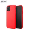 Vennus Silicone Lite Soft-Matt Touch galinio dangtelio dėklas, skirtas Samsung Galaxy A42 (A426B) 5G Raudona